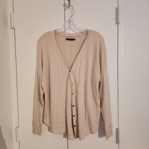 Abercrombie and Fitch Cream light Cardigan Size Medium